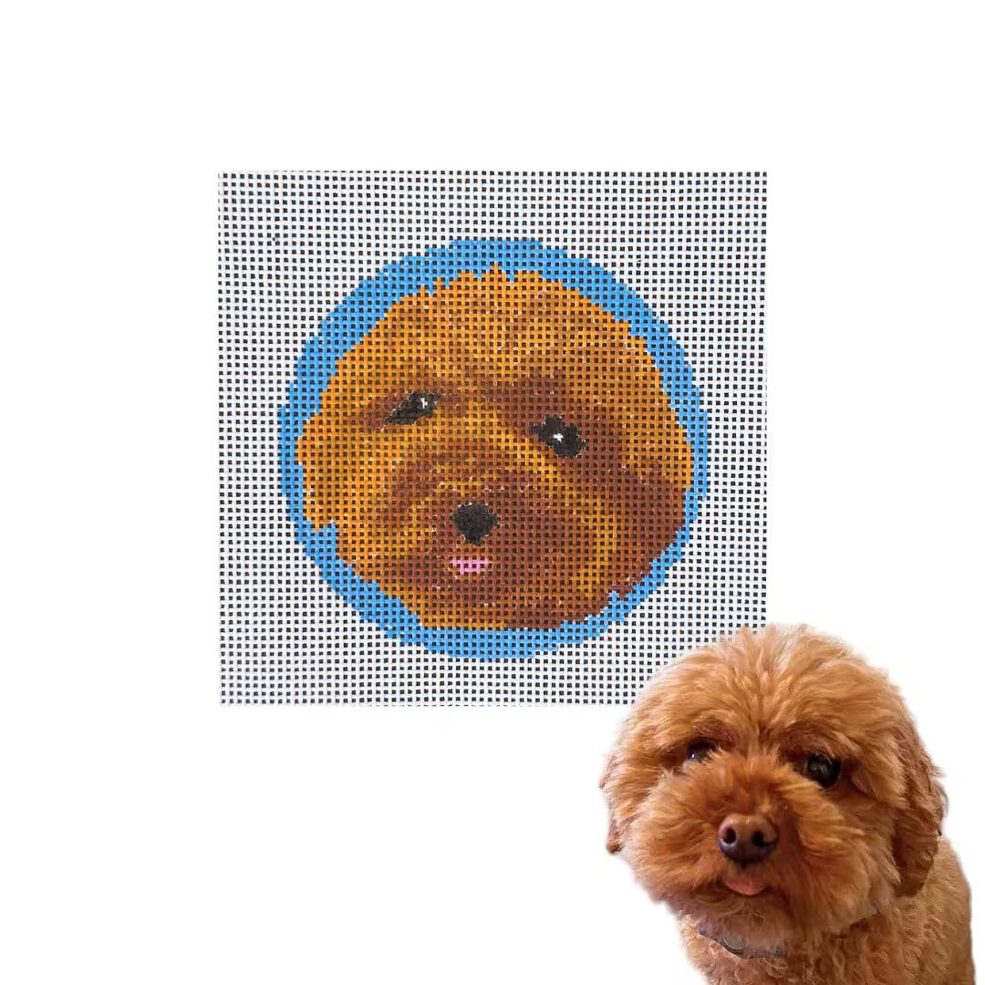 custom pet portrait canvas