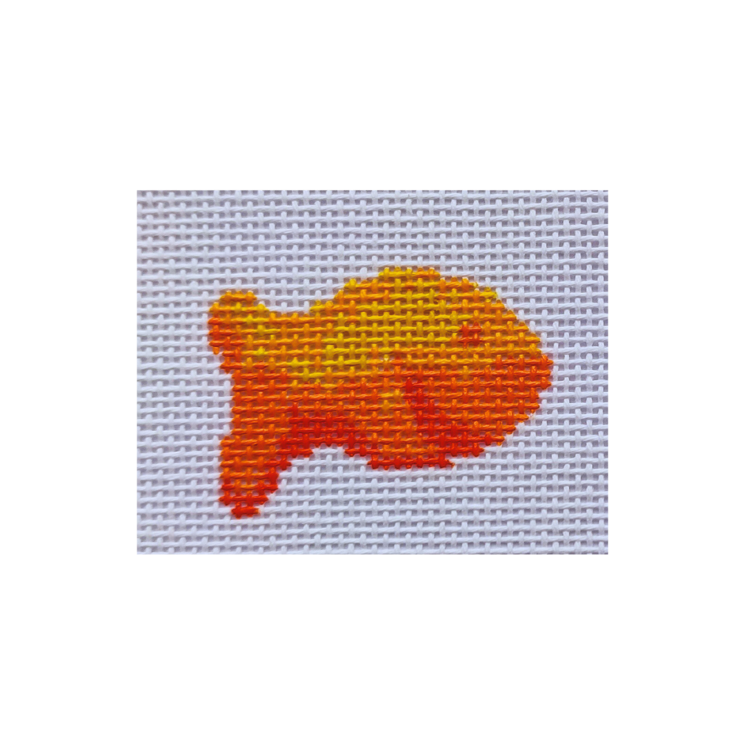 goldfish - needlepoint canvas - 18-mesh