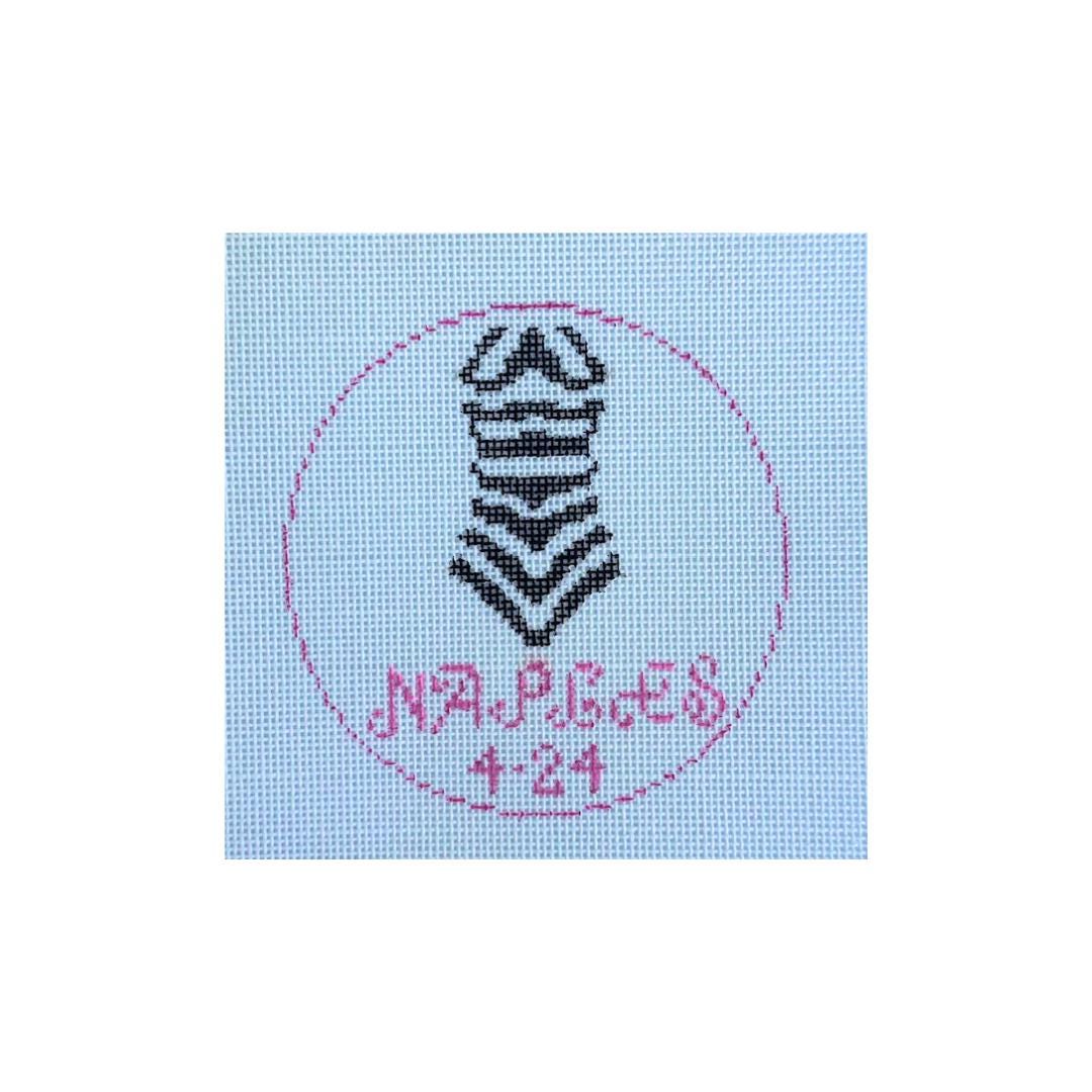 CUSTOM DESIGN - needlepoint canvas - 18-mesh